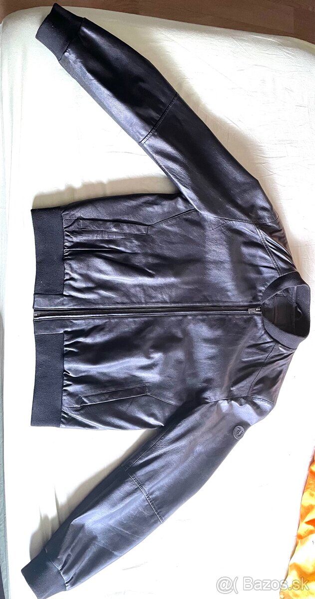 Pánska kožená bunda Trussardi - 9