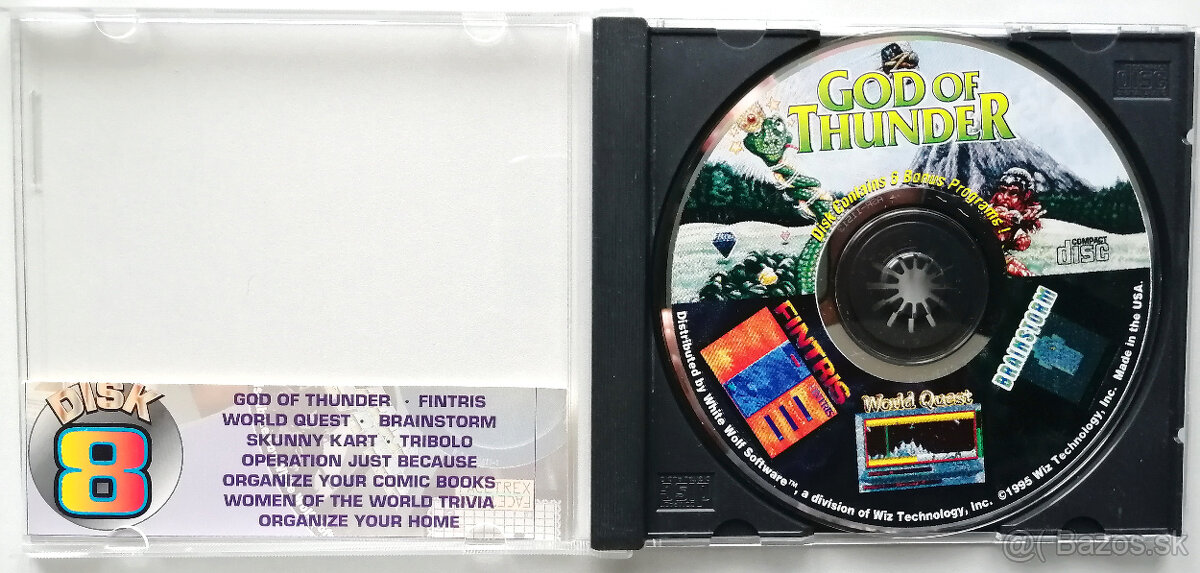 PREDÁM 8 CD WHITE WOLF SOFT. USA 1995 SHAREWARE - 9