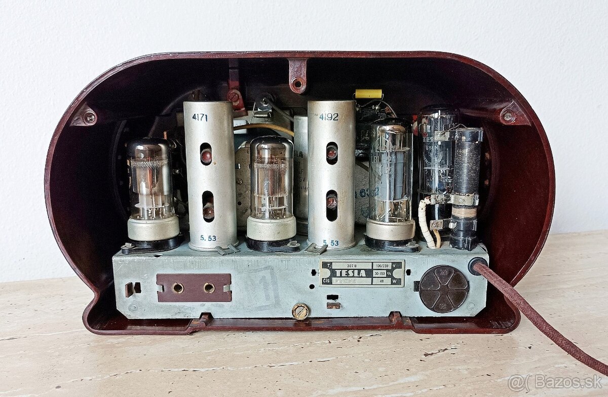 Starožitné rádio Tesla Talisman 307U po kompletní renovaci - 9