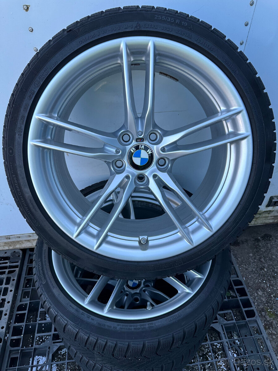 PREDÁM sadu 19" AL disky BMW style 641 M + zimné pneumatiky - 9