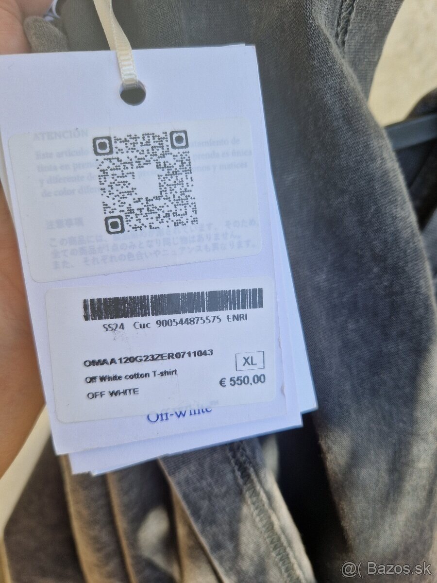 OFF WHITE VIRGIL ABLOH - unisex tričko - 9