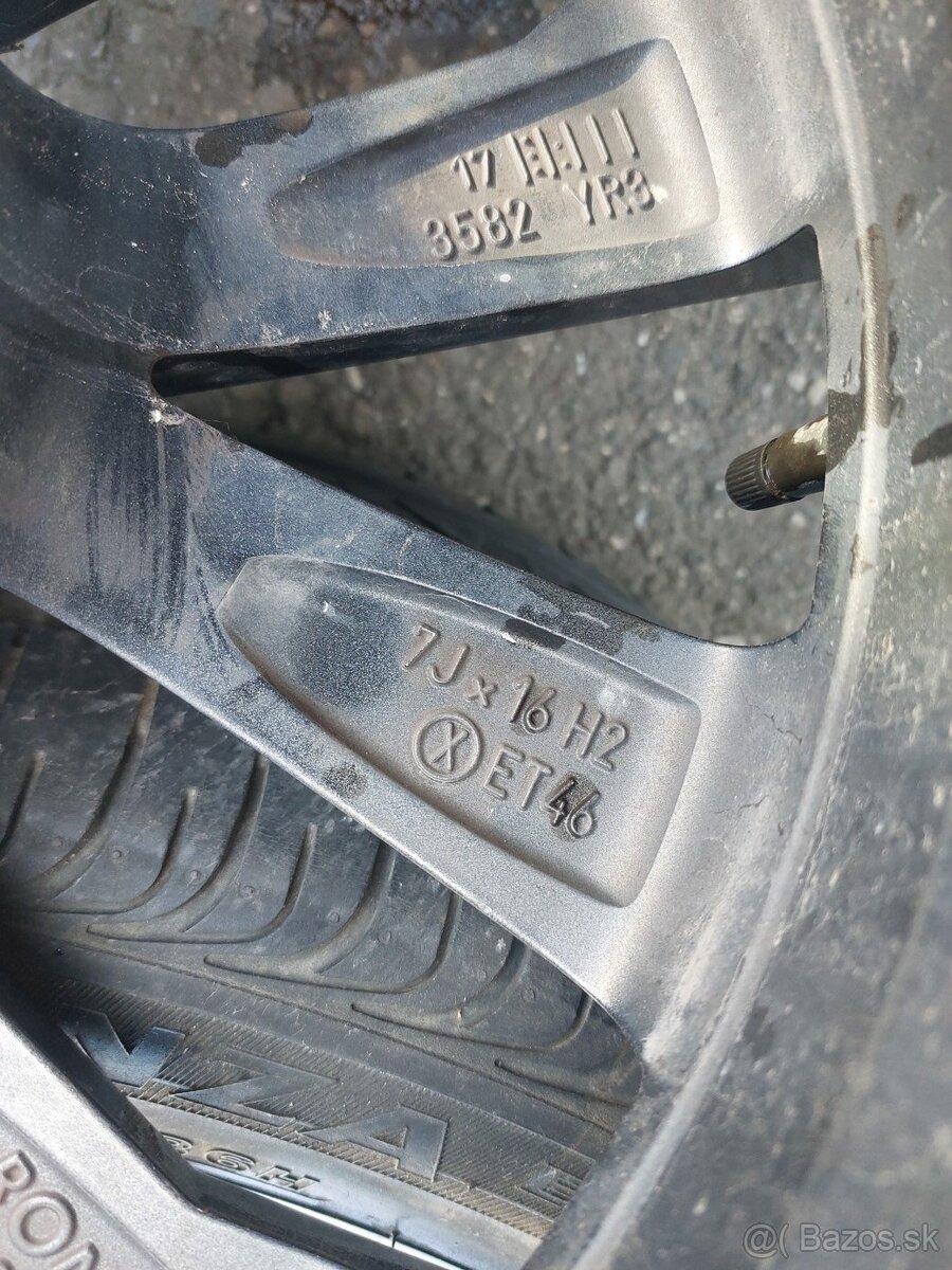 ELEKTRÓNY+PNEUMATIKY ŠKODA ITALIA R16 5X100 7JX16 - 9