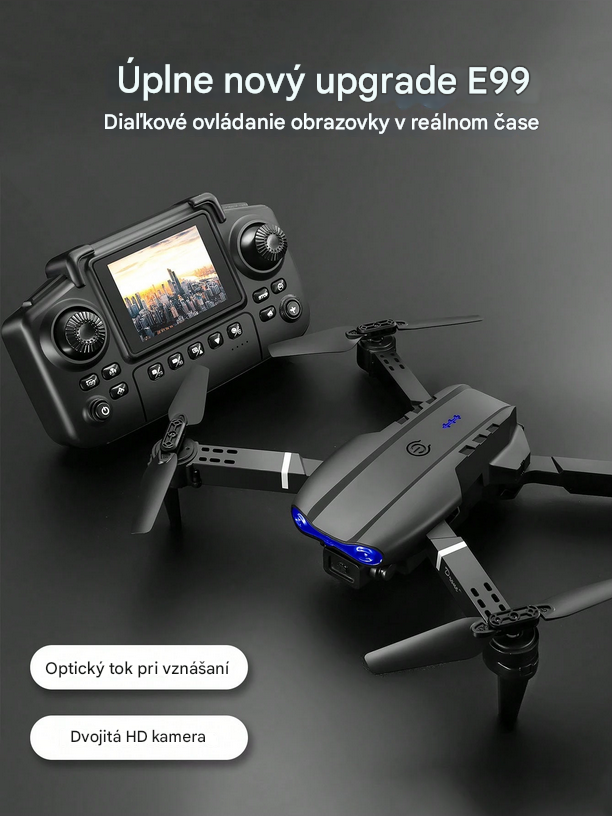 NOVINKA: Mini Dron SKYPRO s HD kamerou (1 batéria) + DISPLEJ - 9