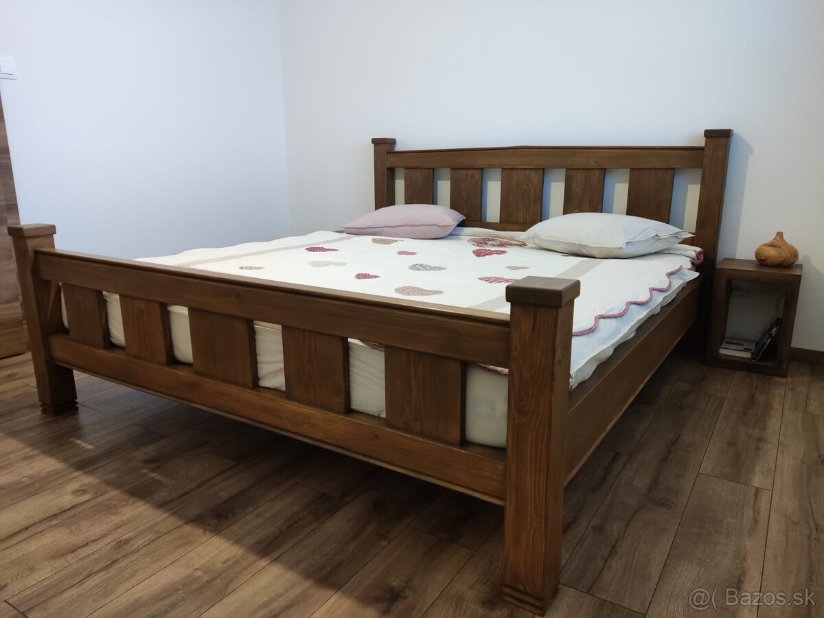Predám manželské postele z masívu - 9