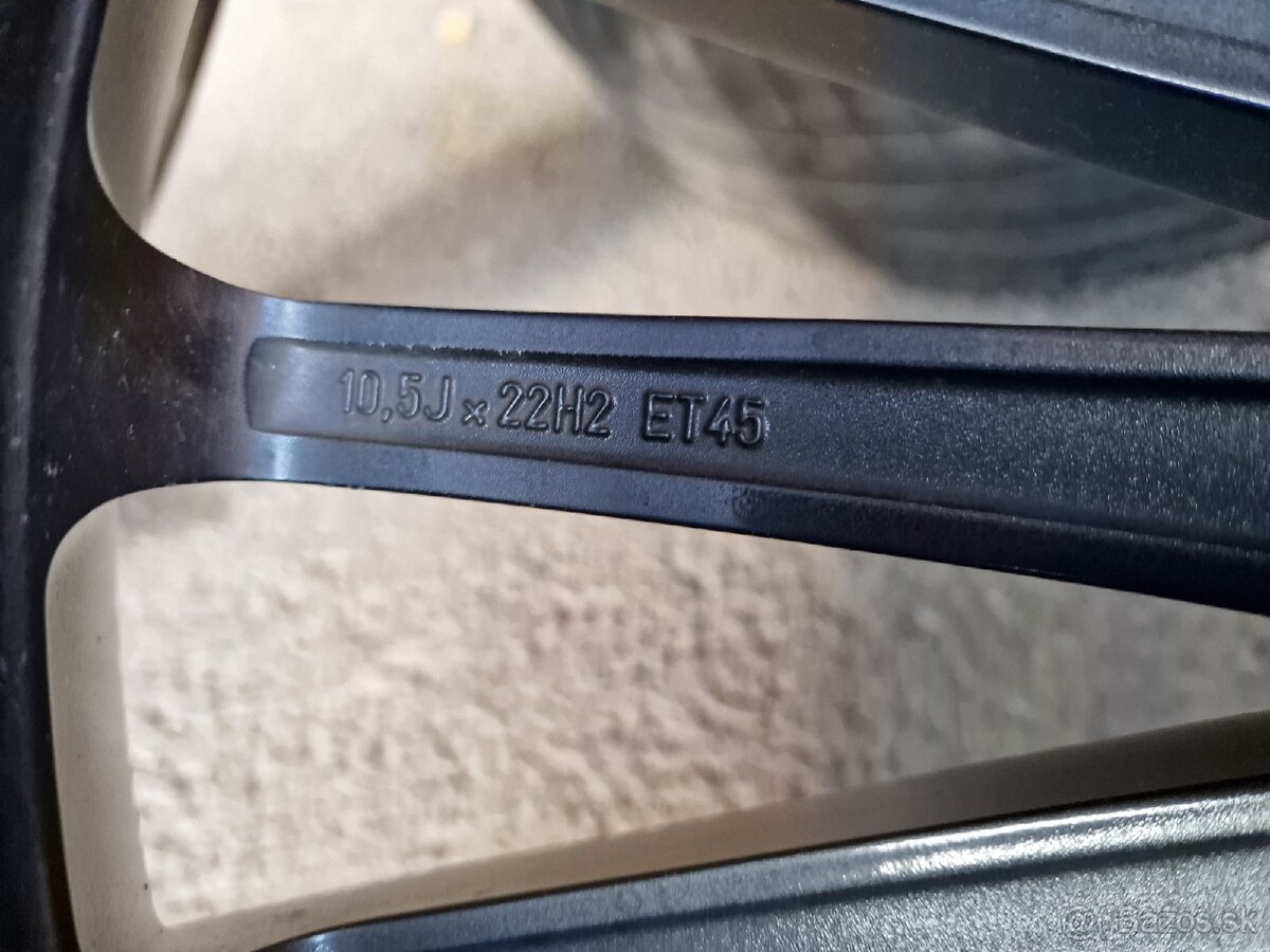 Mescedes GLS 166 R 22 sada kolies 5x112 10,5x22 ET 45 - 9