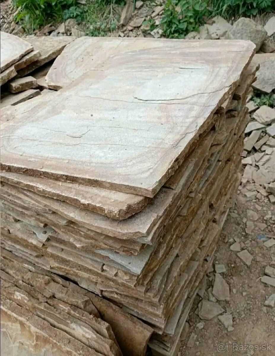 Kamen peskovec zluto hnedi - 9