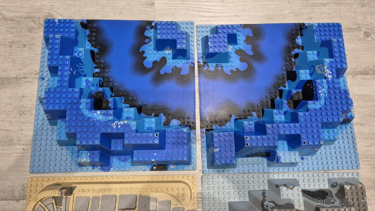 LEGO MIX 30 kg + návody, 9V VLAKY, Aquanauts a iné... - 9