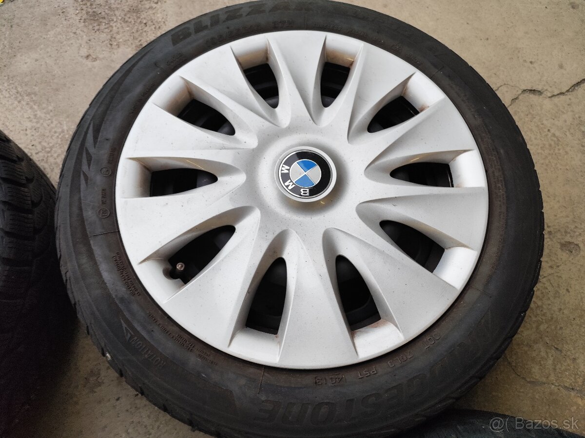 BMW sada plech+pneu+puklice 16" - 9