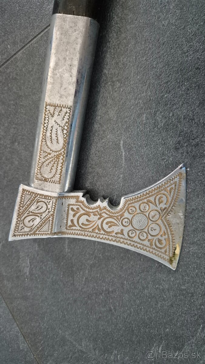 Valaška strieborná aj zlatá 100cm mat. Mosadz - 9