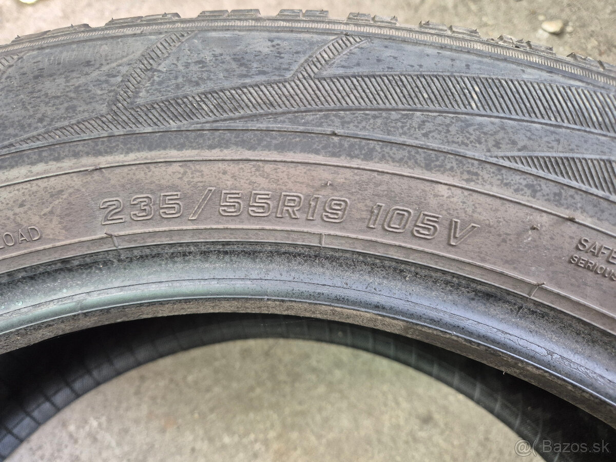 235/55 r19 zimné 4 ks FALKEN dezén 6,9 - 6,5 mm - 9