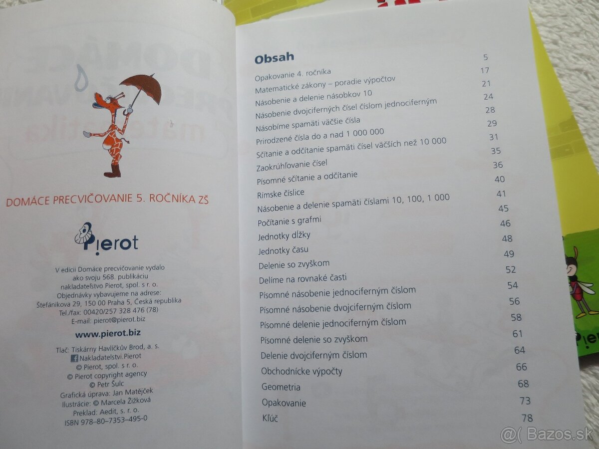 3x cvičebnica matematiky pre piatakov - 9