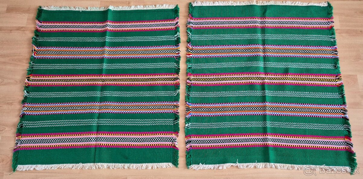 Tkane obrusky, prestieranie, preberanie - 9