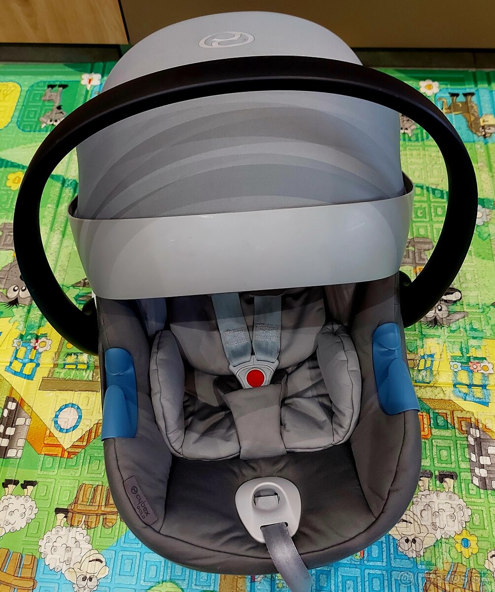 Cybex Aton M + zrkadlo + merino vložka - 9