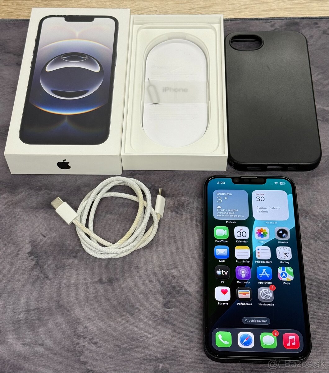 Apple iPhone 16e 128GB Black - 9