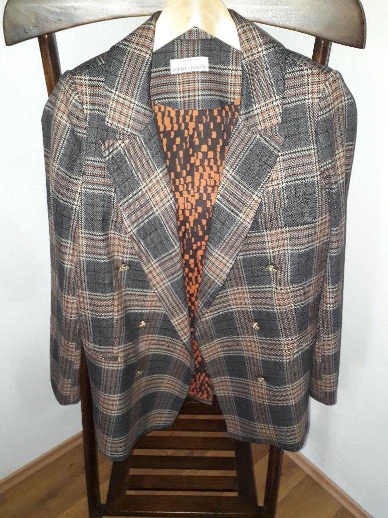 vintage kárované sako - 36 - 9