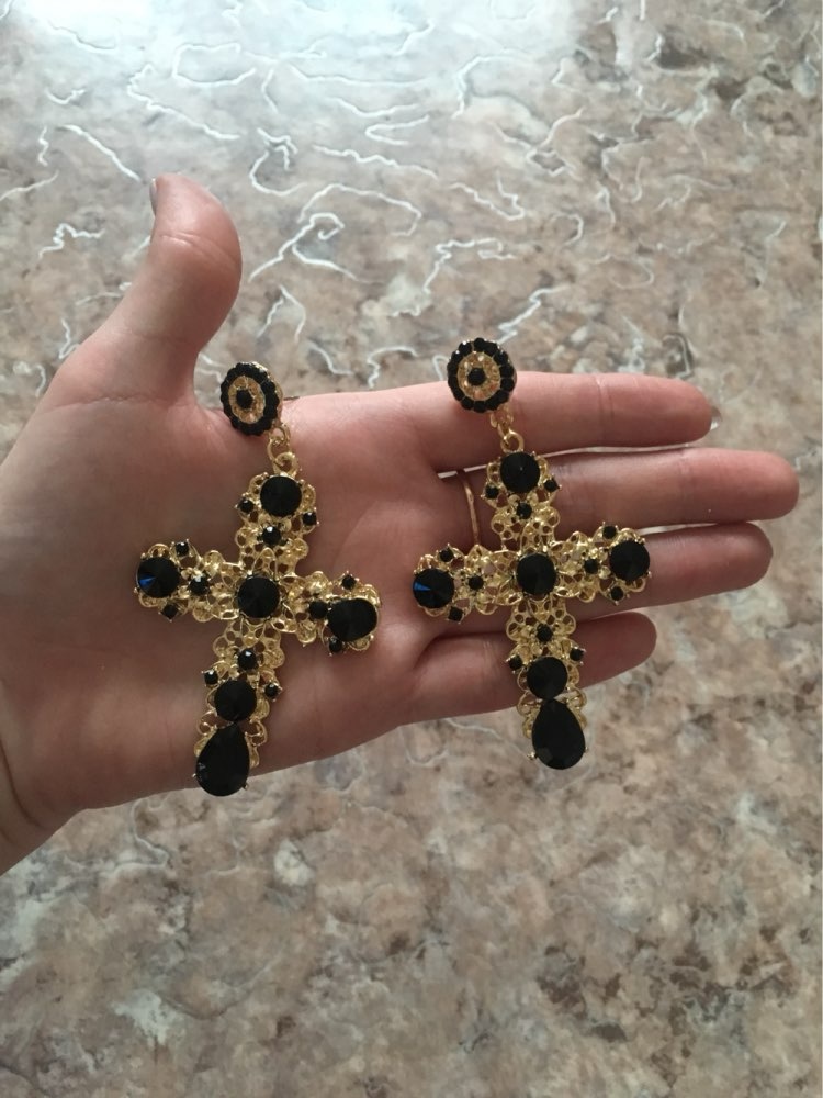 Náušnice kríže - 9