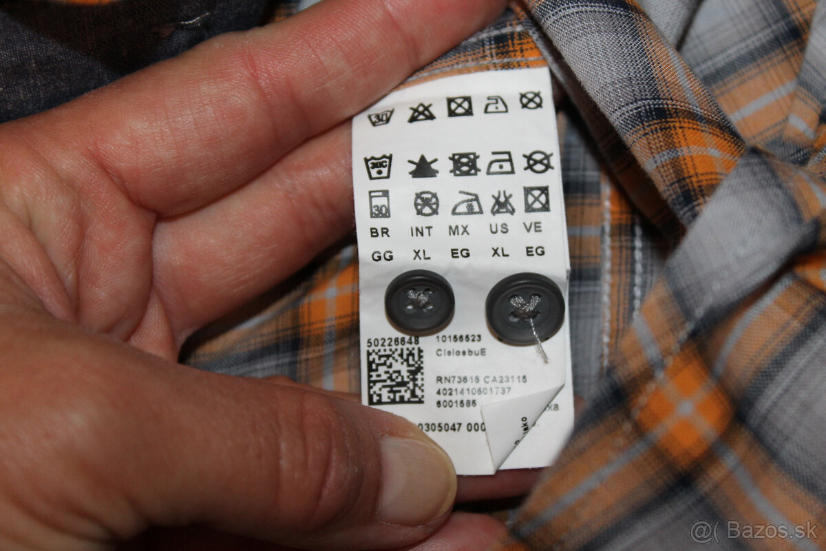 Károvaná košeľa Hugo Boss v. XL - 9