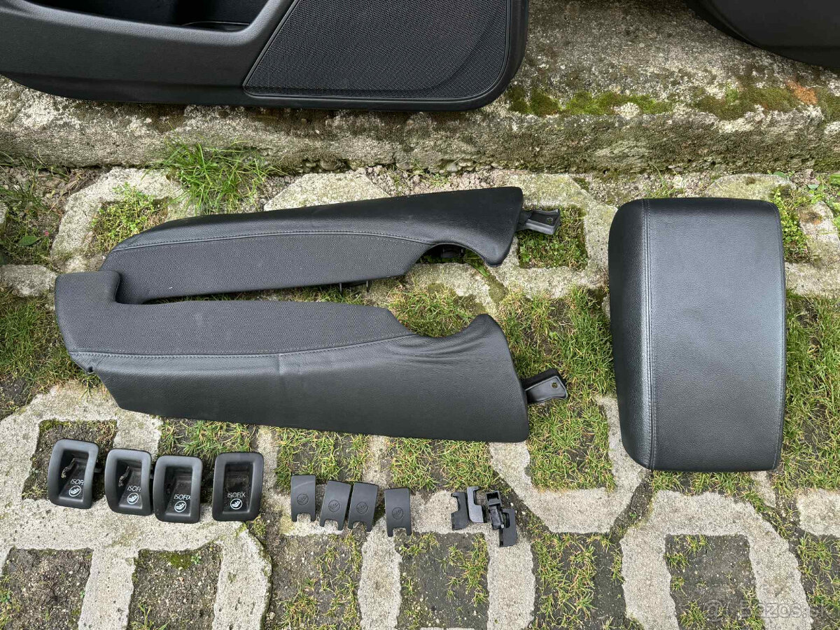 Sedadlá + tapacíre (čierna koža) Audi A6 C7 - 9