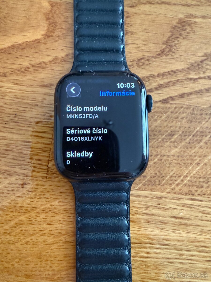 Apple Watch série 7 - 9