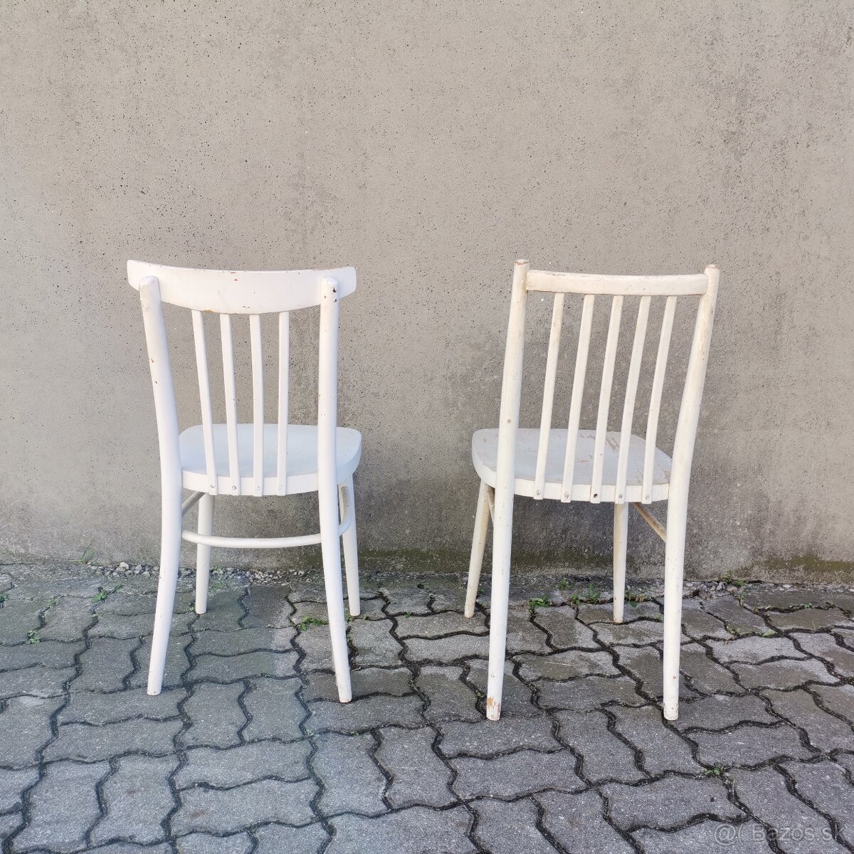 Retro stolicka THONET TON drevena Vintage vidiecka - 9