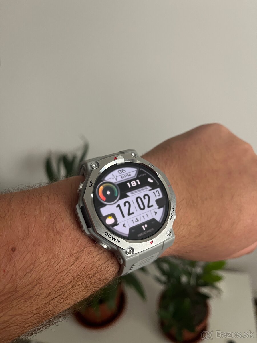 Strieborné smart hodinky s Amoled displejom - 9