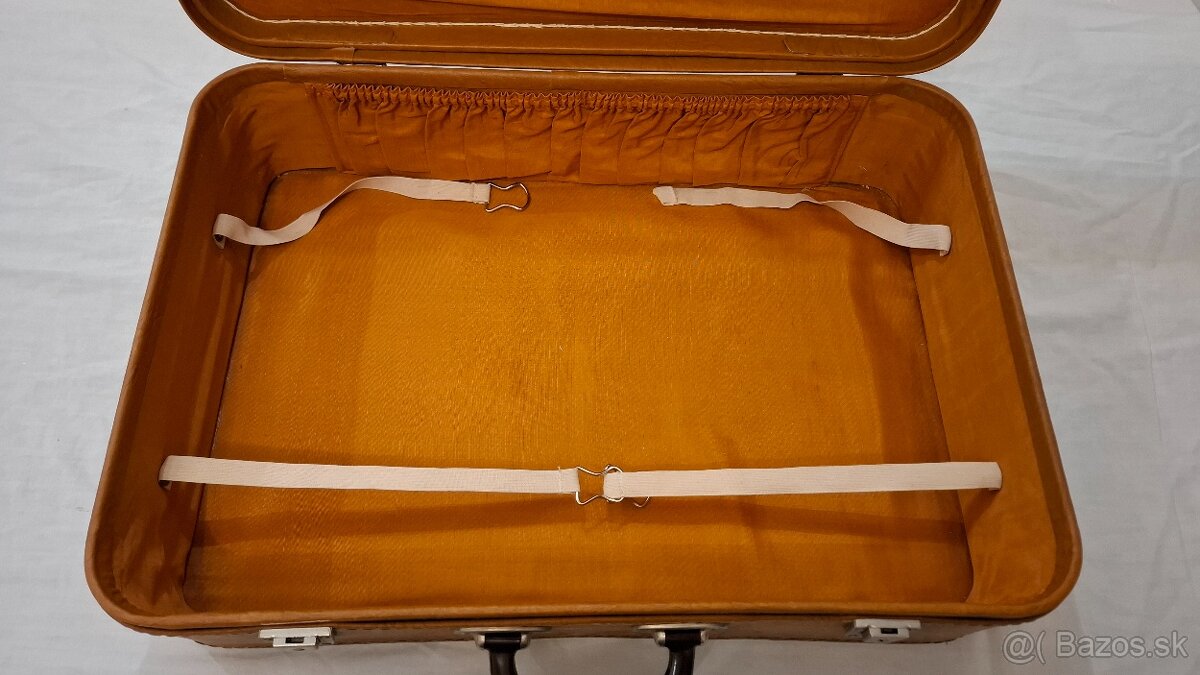 Starožitný kufor, rozmer 60 x 40 x 17 cm, originál - 9