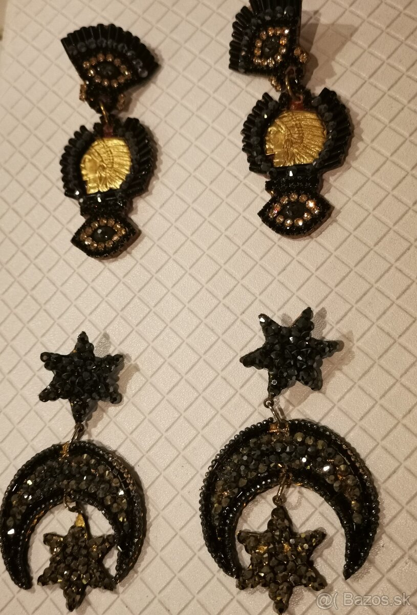 Náušnice Linda's dream black - 9