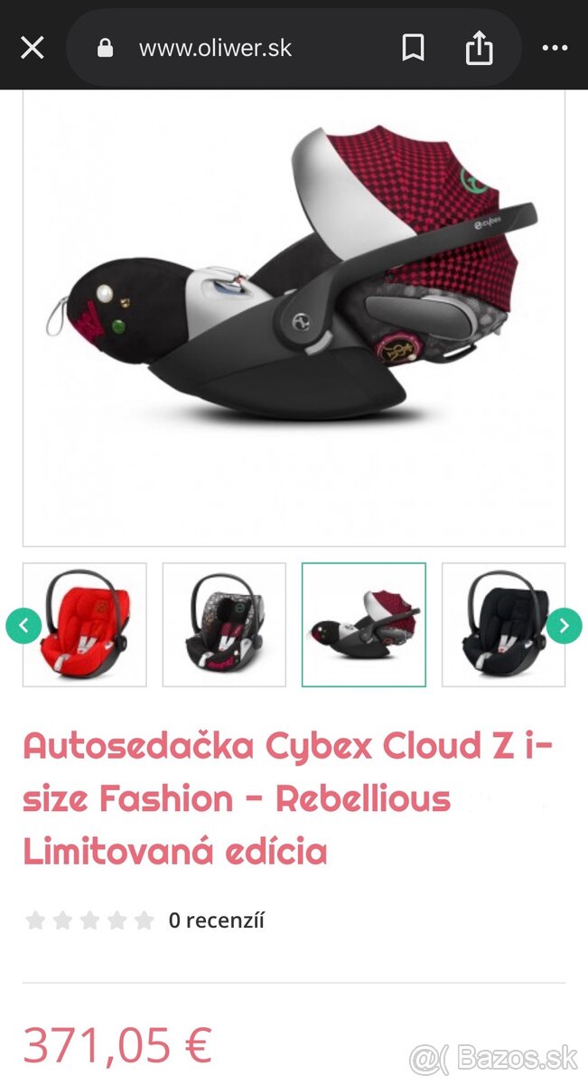 Polohovateľná Autosedacka Cybex Cloud Z i-size - Rebellious - 9