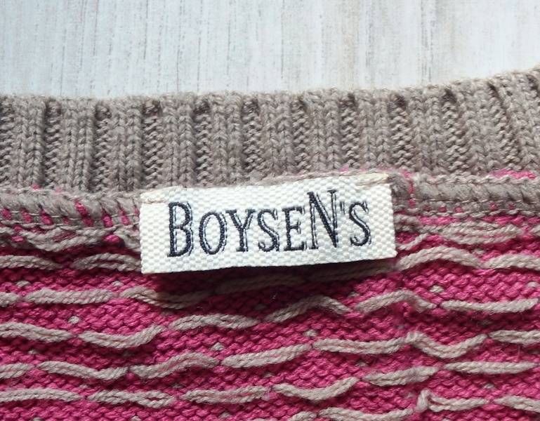 Ružovo hnedý sveter značky BOYSEN S, v. 44/46 - 9