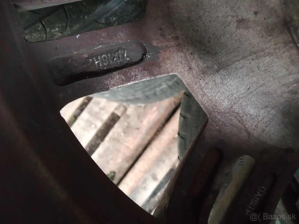 ALU disky T6 elektrony 4x98 R16 205/55 - 9