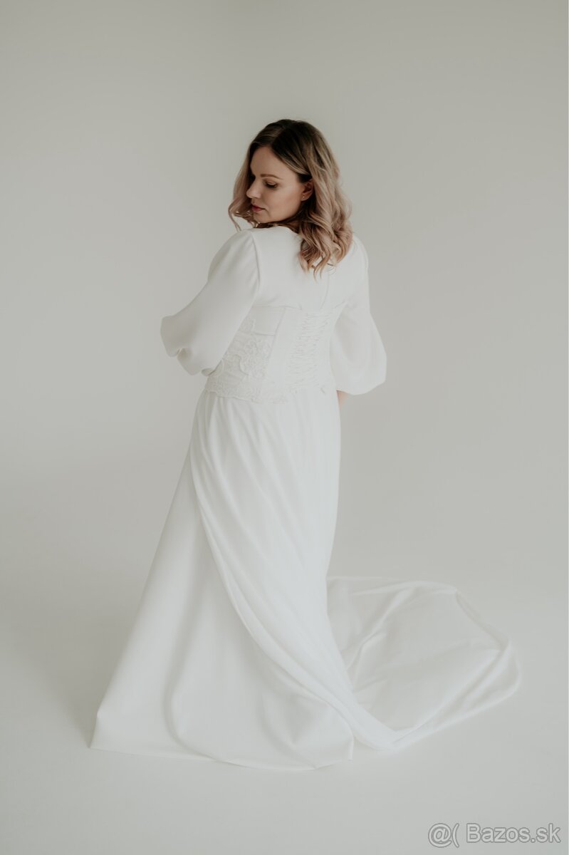 Svadobné šaty 42-44 - 9