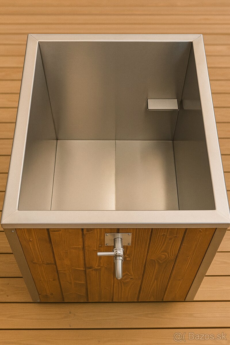 Nerezová ochladzovacia kaďa, otužovanie / - 9