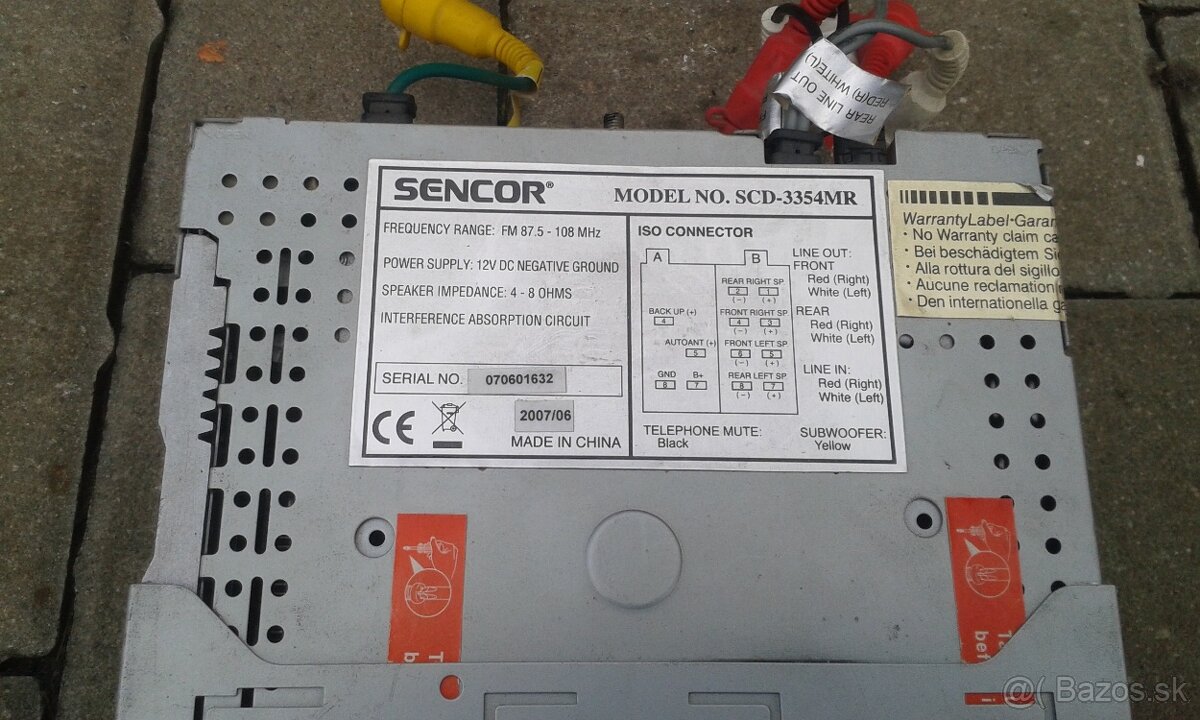 Autorádiá Sencor,Sony,Pioneer a mikrofón - 9