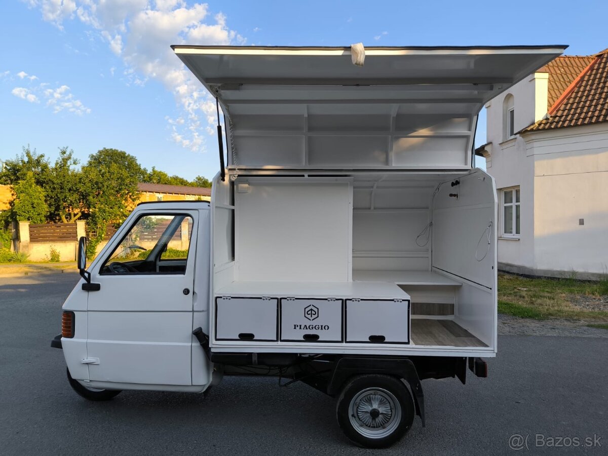 Piaggio ape Tm 200 pojazdný stánok prosseco káva - 9