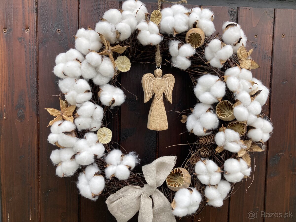 Vianočný veniec -Jednoduchá nádhera - 9