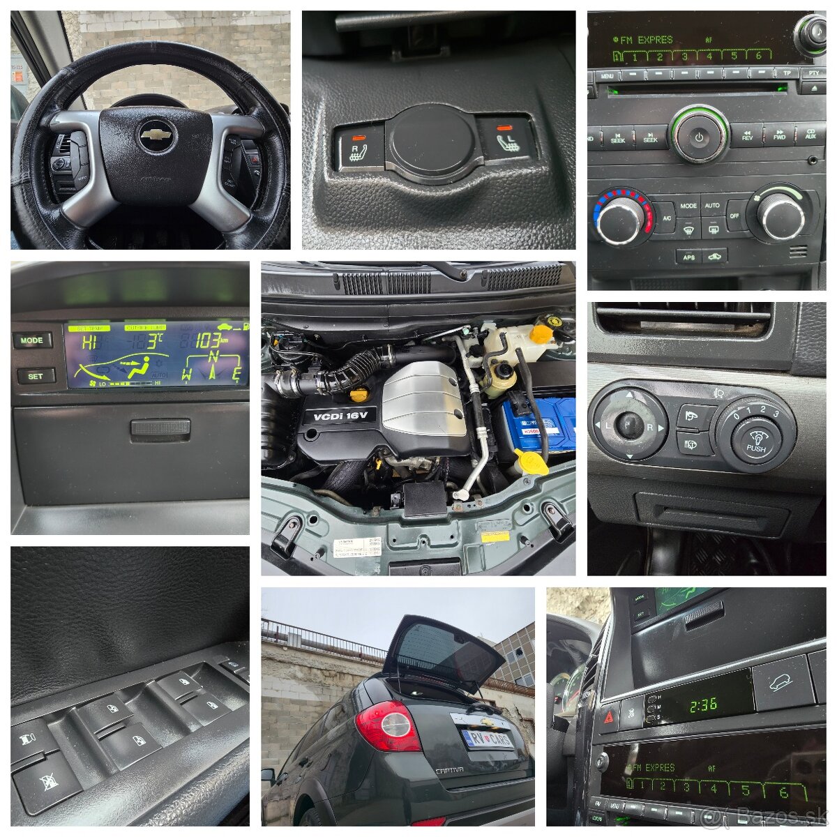 Chevrolet Captiva 2.0vcdi 16v 150ps-2.majiteľ-4x4-SK Auto - 9