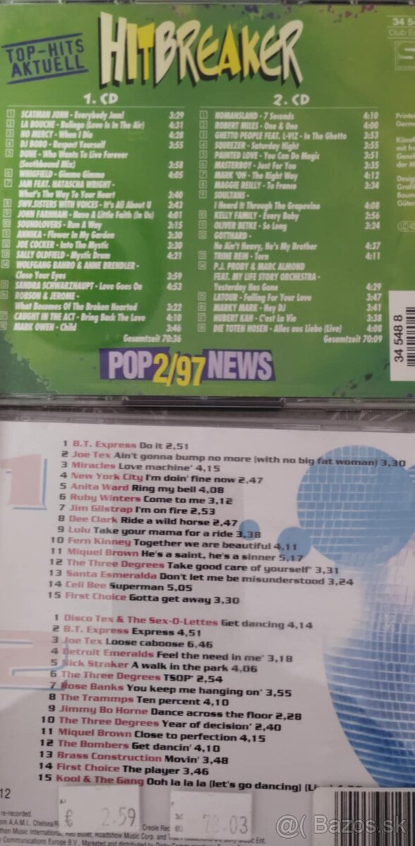 ORIGINALNE HUDOBNE CD - 9