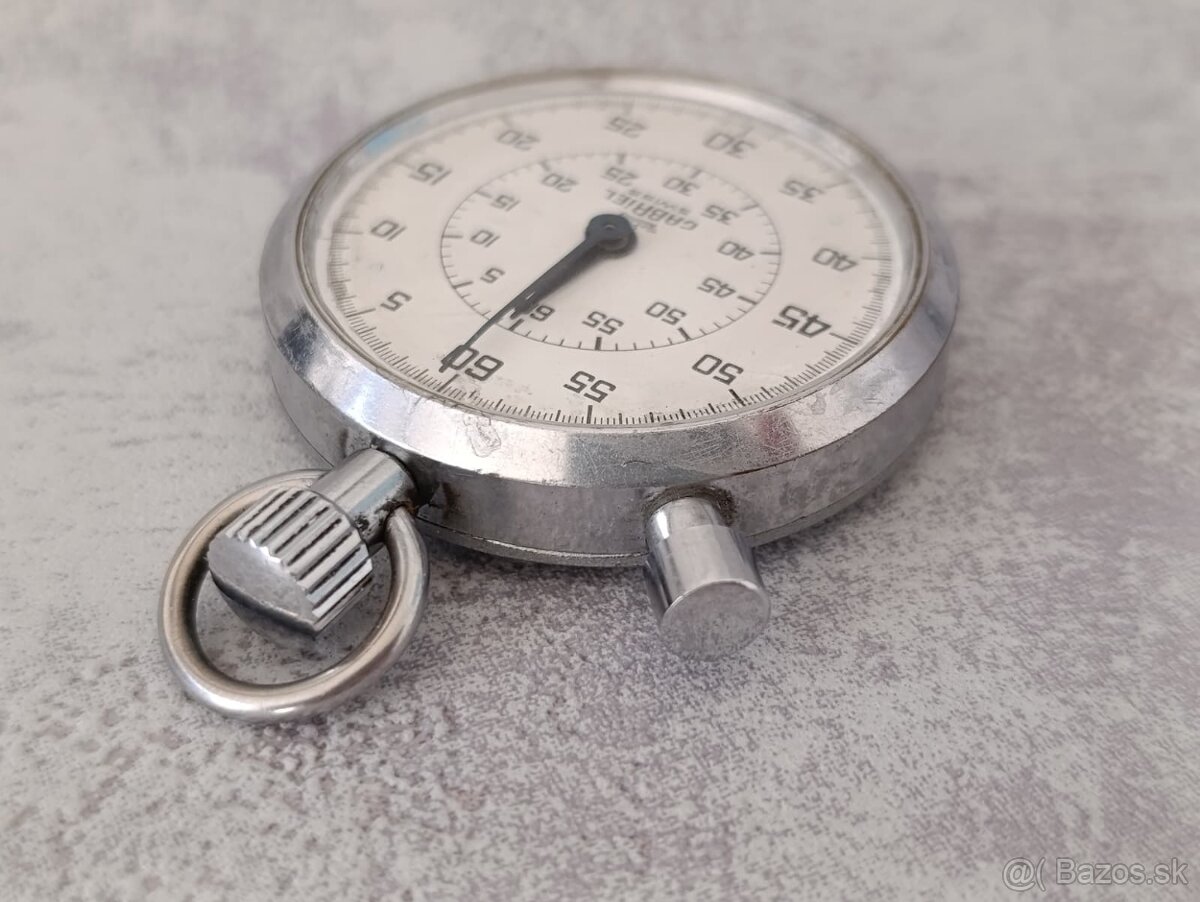 Staré švýcarské kapesní stopky Lemania GABRIEL - 9