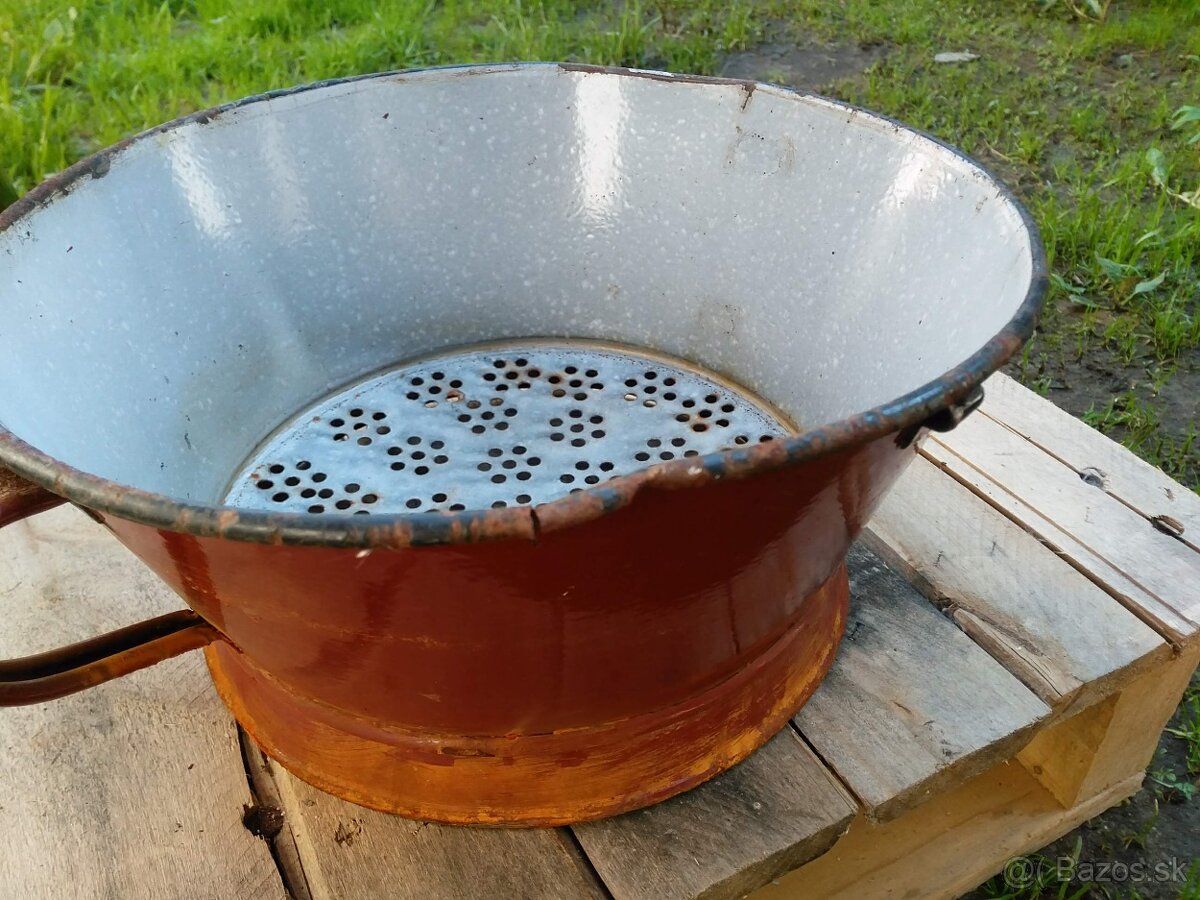 Smaltované hrnce, nádoby - 9