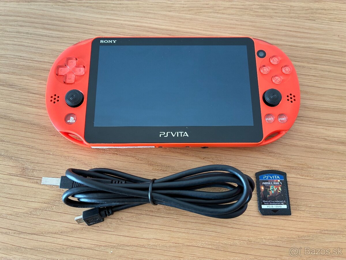 PS Vita 2000 slim neon orange s príslušenstvom - 9