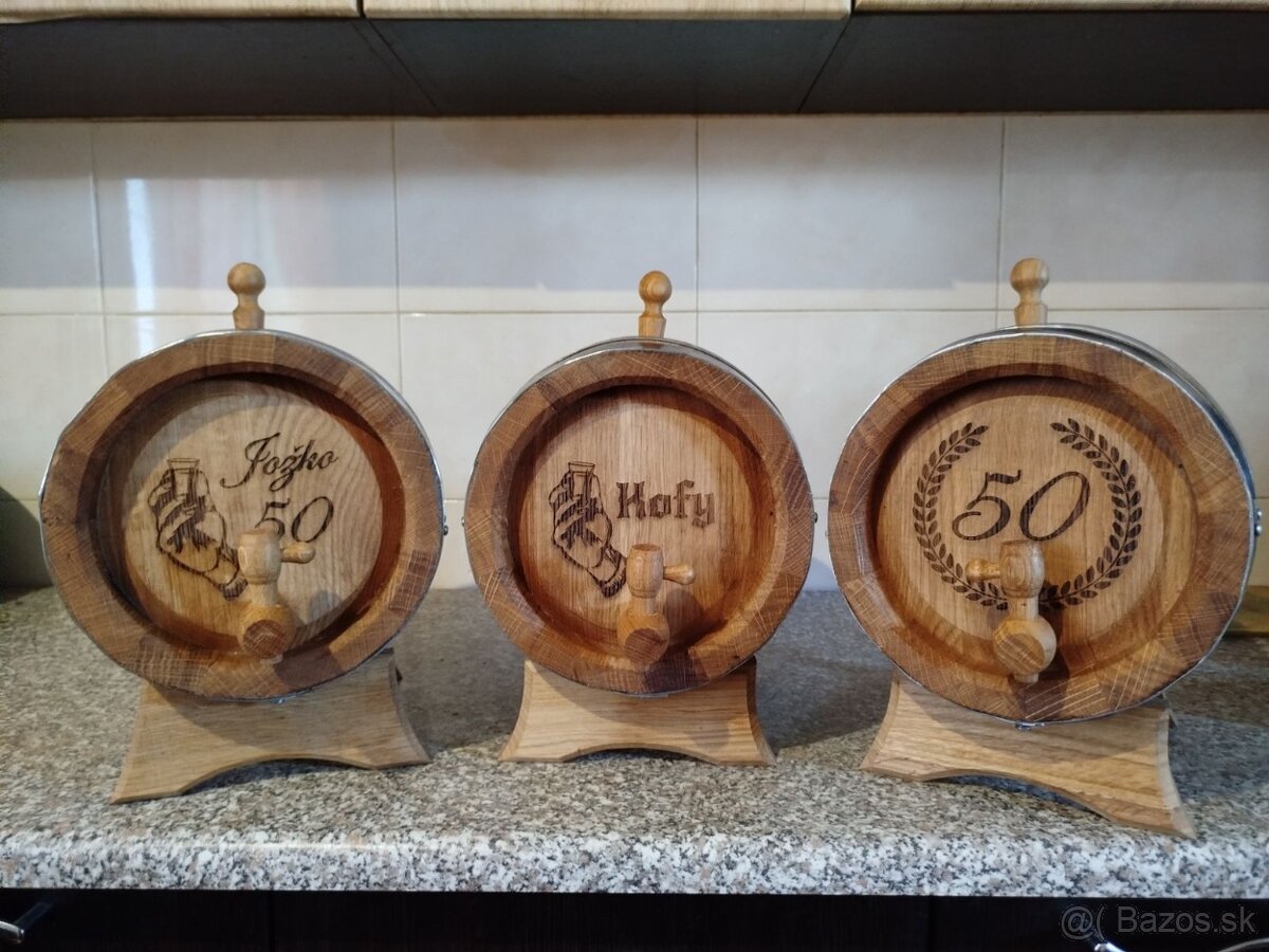 Dubové sudy.DOPRAVA V CENE - 9