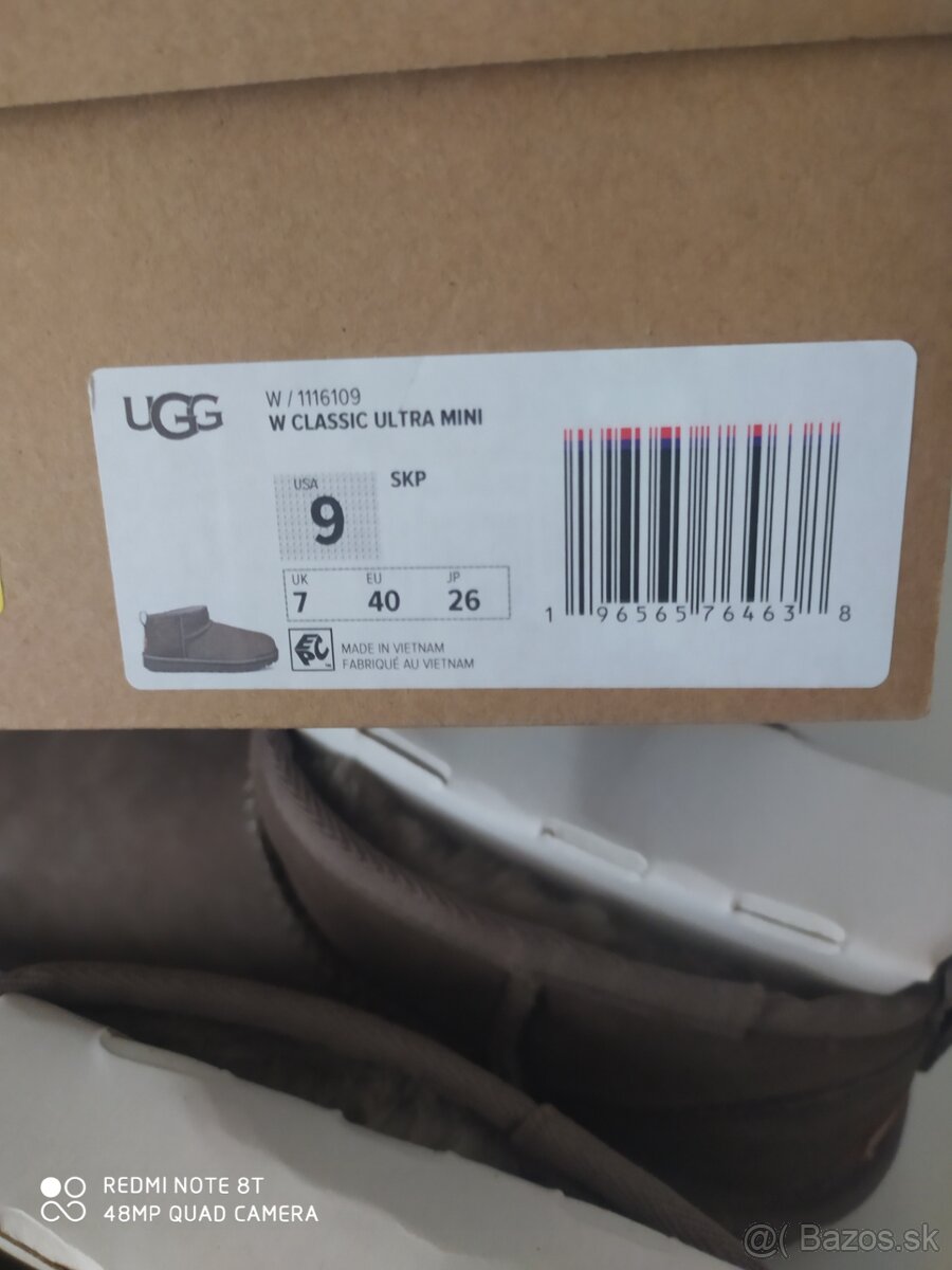 Ugg Classic ultra mini dámske kožené čižmy - 9