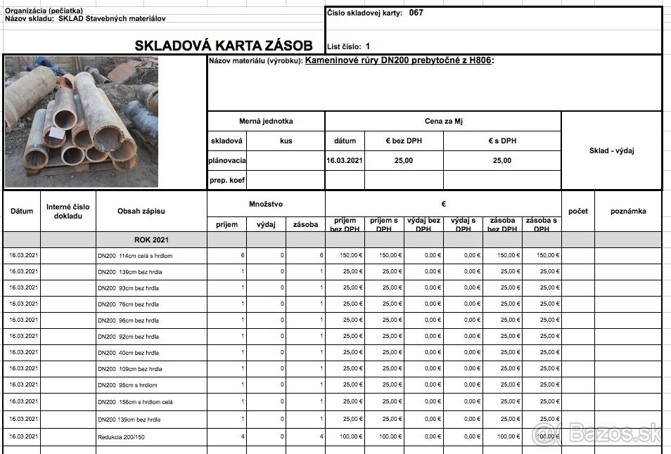 Predaj kaneninových a betónových rúr - 9