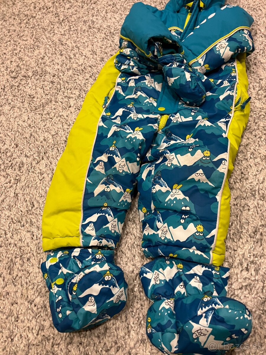 Predam detsky zimný overal/kombineza v80 ako nový - 9