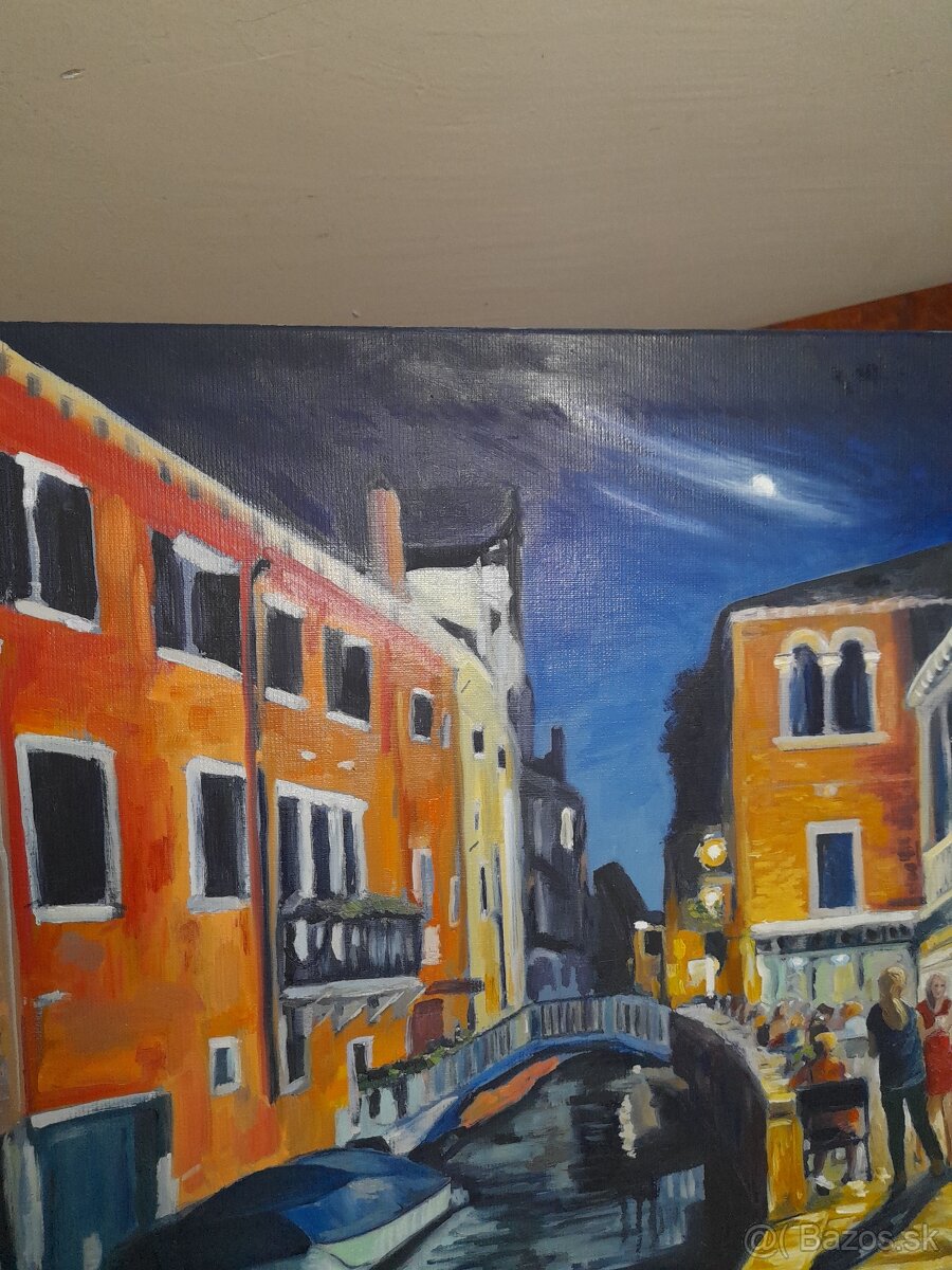 Olejomaľba, Taliansko 50x60 - 9