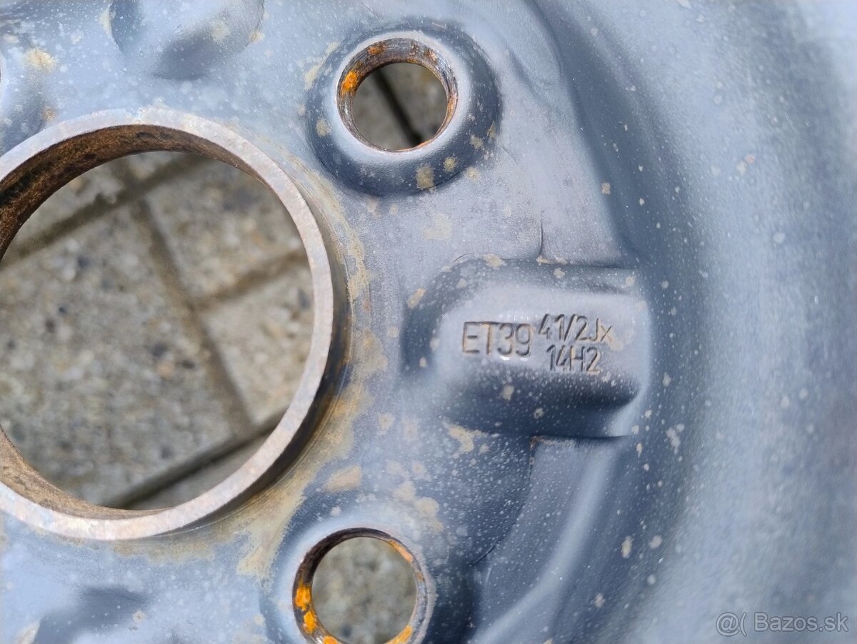 Plechové disky na Citroen C1 41/2Jx14 H2 ET39 - 9