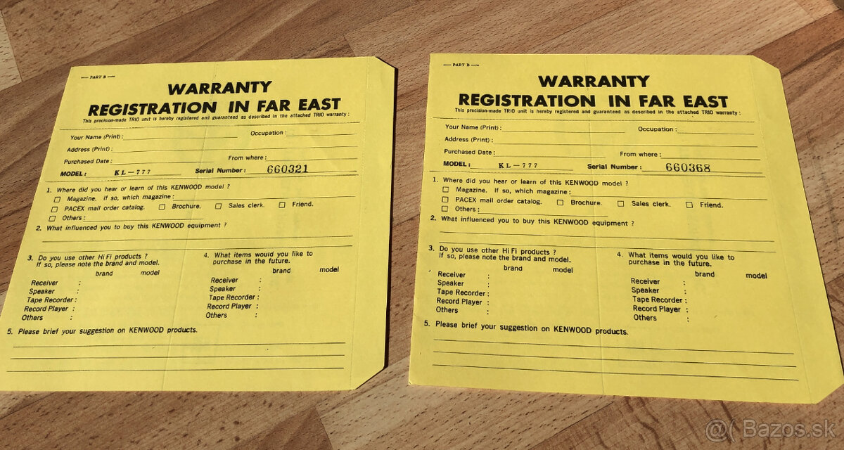 Predam japonske repro Kenwood KL 777 - 9
