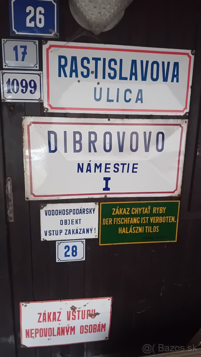 Veľa smaltovanych tabul - 9