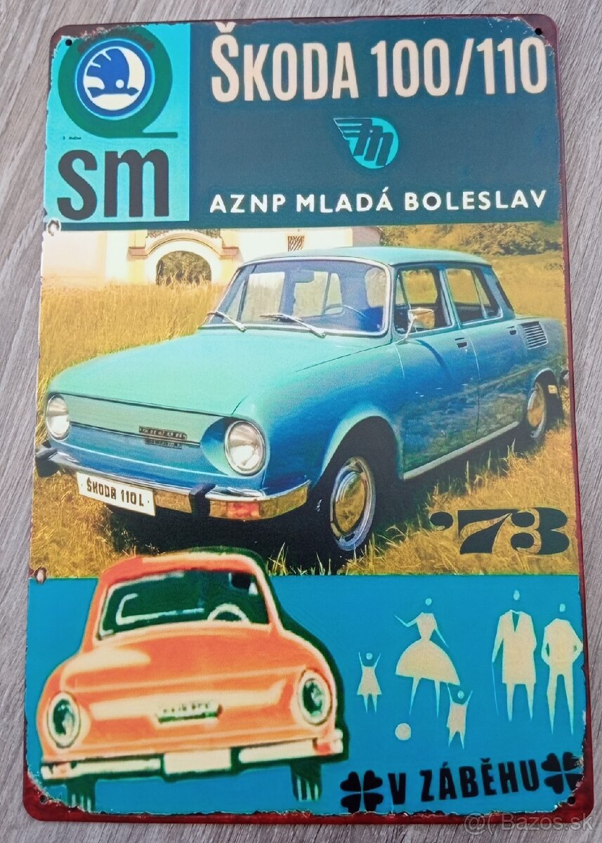 Škoda 130RS/LR, Octavia,Felicia,110R,Garde,retro tabuľky - 9
