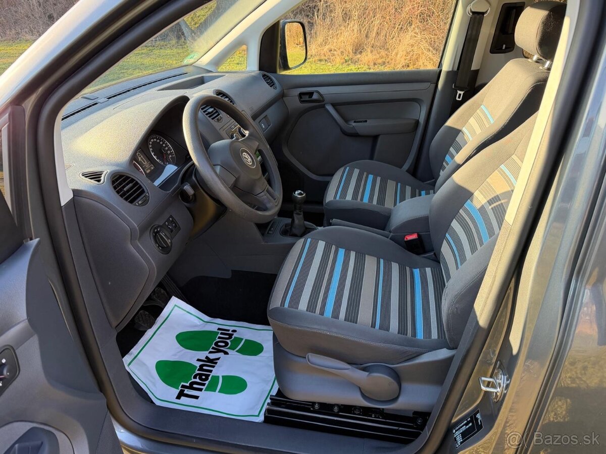 VW CADDY 1,6 MPI BEN/LPG - 75 kW, TOP KM - 9